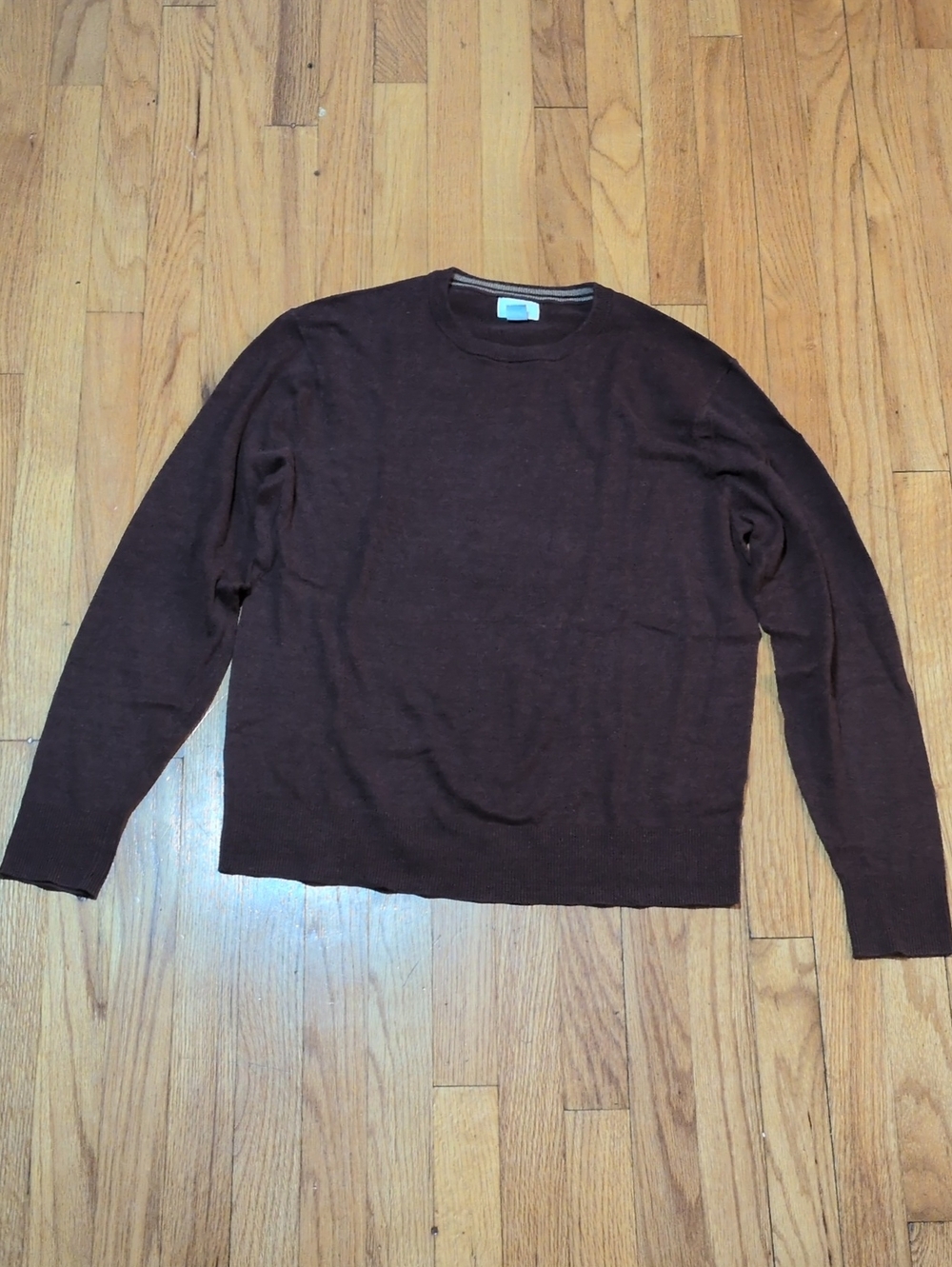Old Navy Men's Burgundy Brown Crewneck Sweater M